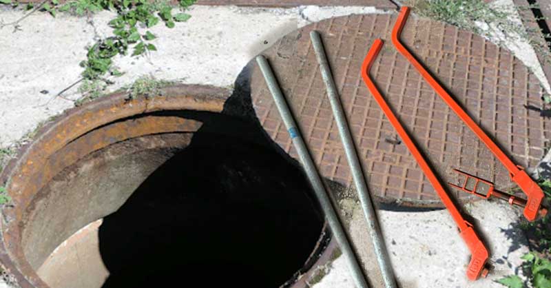 Manhole Hook - Sewer Rodding Tools